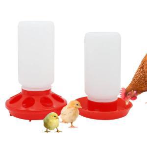 닭모이통 가금류 닭 물 공급기 양동이 새 식수대 음식 디스펜서 1L