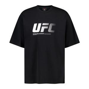 [UFC SPORT](김해점)UFC 제로 100 오버핏 반팔 티셔츠 블랙 U4SSV2312BK