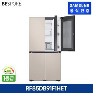 삼성 2024 비스포크 냉장고 5도어 RF85DB91F1HET (에센셜베이지)