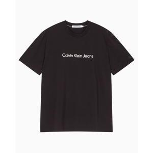 [캘빈클라인 진] 여성 보이프렌드핏 코튼 스트레치 반팔 티셔츠 (J218909-BEH)