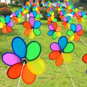 꽃 바람개비 가랜드 8M 감성 캠핑 파티 용품 오픈 장식 입구 행사 생일 꾸미기 풍선 유치원 어린이집