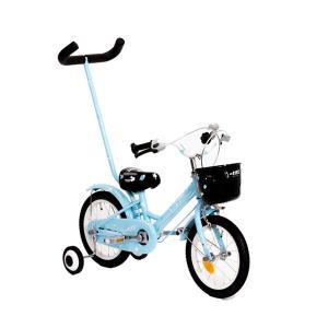 [삼천리자전거]삼천리 아이바이크 14인치 라이트블루 보호자손잡이 보조바퀴자전거