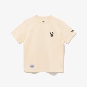 갤러리아 [뉴에라][키즈] MLB 뉴욕 양키스 페인팅 티셔츠 펄드 아이보리(143102