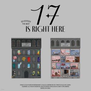 [특전 포토카드 4종] 세븐틴 2종 세트 SEVENTEEN BEST ALBUM 17 IS RIGHT HER