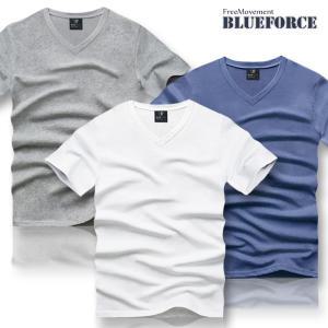 신상품 반팔 브이넥티/남자옷프린트무지티셔츠