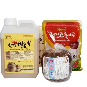 콩마실 현미찹쌀 고추장 만들기 세트(약4kg) 국산 고추장밀키트