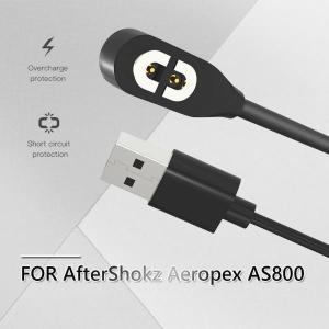 골전도 헤드폰용 마그네틱 충전기, AfterShokz Aeropex AS800 용 USB 무선 이어폰 케이블 액세서리, 1m