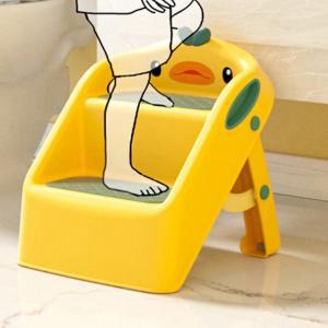 유아 발받침 2단 접이식 아기 계단 디딤대 발판 화장실 어린이집