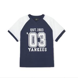 갤러리아 MLB키즈 바시티 빅로고 반팔 티셔츠(7ATSV0543-50NYS)