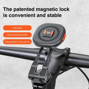 오토바이핸드폰거치대 자전거핸드폰거치대 UURIG VRIG 미니 마그네틱 퀵릴리즈 라이딩 브래킷, 튜브 클램프