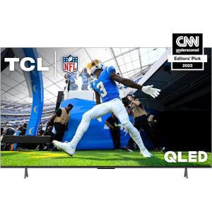 TCL 75인치 Q6 QLED 4K 스마트 TV with Google (75Q650G, 2023 Model) 돌비비젼, Atmos, HDR Pro+, Game Ac