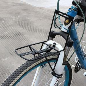 자전거 프론트 랙 스틸 선반 접이식 액세서리 캐리어 블록