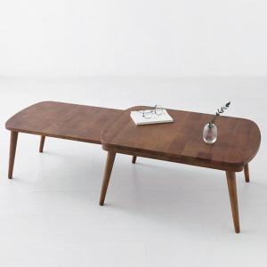 [신세계몰]마켓비 PONDU 확장형 테이블 브라운 고무나무 거실 좌식 소파 쇼파 공부상