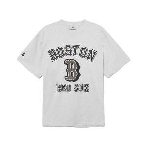 [MLB] 공용 바시티 오버핏 반팔 티셔츠 3ATSV0233-43MGL