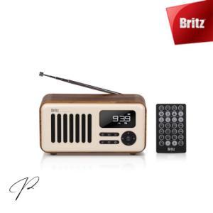 브리츠 BA-MK25 올인원 레트로 라디오 휴대용 블루투스 스피커