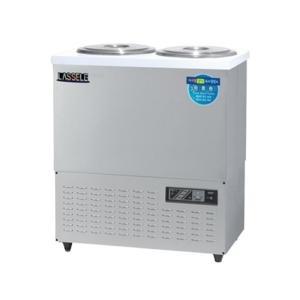 라셀르 업소용 육수냉장고 사각 2구 냉면 육수통 96리터