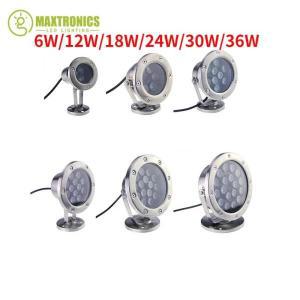 LED 수중 조명 수족관 수영장, 적색 RGB 스포트라이트 램프, 12V AC DC, IP68,