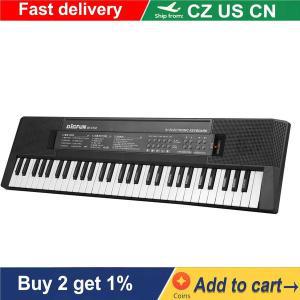 학생용 다기능 휴대용피아노 전자 피아노 61 키 디지털 키보드 마이크 기능 악기