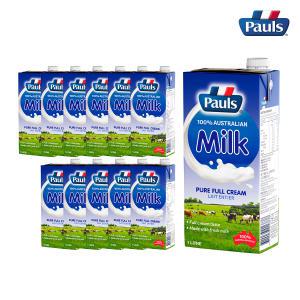폴스 퓨어밀크 호주우유 수입멸균우유 1000ml 1박스 12팩