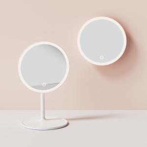 [무아스] 퓨어 마그넷 무선 LED 거울 메이크업 탁상 화장거울
