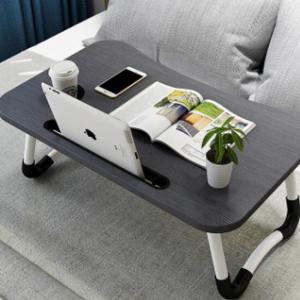 컵홀더 접이식 노트북테이블/좌식책상 밥상 미니 침대