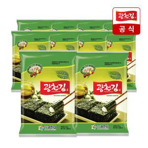 [광천김] 올리브유 녹차 재래전장김 25g 20봉