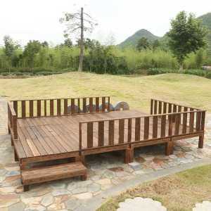 평상 조립식 마당 원목 상품 야외 마루 테라스 정원 테이블