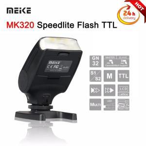 Meike MK320 스피드라이트 플래시 TTL 캐논 니콘 소니 후지 필름 파나소닉 루믹스 카메라 LCD 격자 스크린