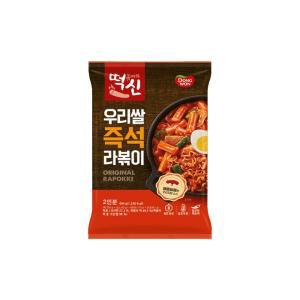 동원 떡볶이의신 우리쌀 즉석라볶이 404g 2인분 4봉 밀키트 사무실 피씨방 대용량 업소용