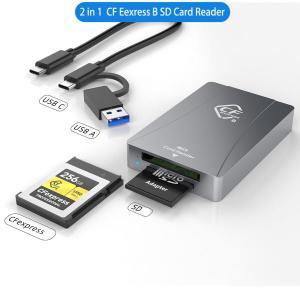 CFexpress타입 B SD 카드 리더기 USB 31 Gen 2 어댑터 10Gbps 메모리 카드 스토리지  Nikon Sony Windows M