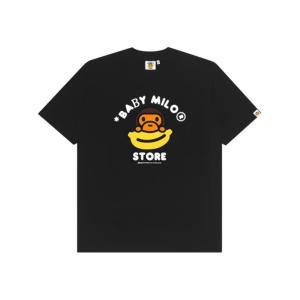 베이프 반팔 티셔츠 라운드 넥 남여공용 커플 루즈핏 일본 브랜드 BAPE