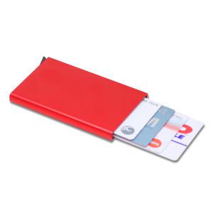 자동 슬라이드 카드 지갑 카드 명함 수납지갑 케이스 초슬림 마그네틱 원터치버튼 무광메탈 알루미늄