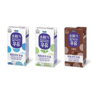 매일유업 소화가잘되는 멸균 우유 저지방 초코맛 락토프리 190ml 24팩_MC