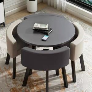 원형티테이블 의자 세트 카페가구 커피 소형 테이블