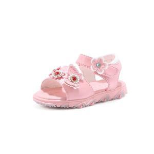 어린이 및 유아 신발 패션 작은 아이 샌들 단독 꽃 공주 아기 로마 크기 21-30