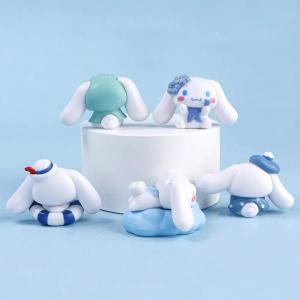 애니메이션 피규어 시나모롤 인형  미니 소형 장식 DIY 케이크 모델 귀여운  크리스마스 선물 장난감
