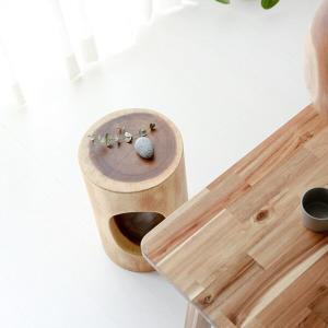 [신세계몰]마켓비 WINSIA 스툴 통원목 침대 협탁 소파 간이 테이블 화장대 의자