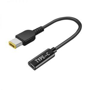 컴퓨터케이블 모니터케이블 전원 연결 HDMI USB-C C타입 암에서 사각형 슬림 팁 충전 케이블, PD 고속 충전