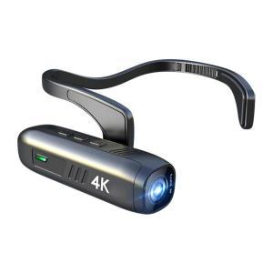 헤드 마운트 웨어러블 4K 30FPS WiFi 비디오 카메라 캠코더 웹캠, 120 ° 와이드 앵글 흔들림 방지 앱 제어