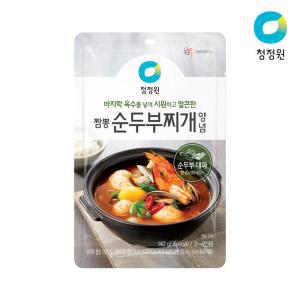 청정원 고메레시피 짬뽕 순두부 찌개 양념 140gX10개