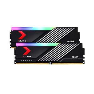PNY XLR8 DDR5-6400 CL32 MAKO RGB 블랙 패키지 마이크로닉스 (32GB(16Gx2)) (밀알)