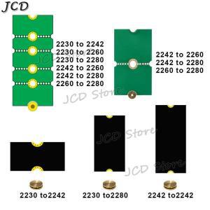 JCD NGFF M.2 SSD 어댑터 카드 2242-2280 전송 확장 랙 보드 라이저 변환