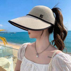 [라일리] Rly 햇빛 차단 완벽 와이드챙 썬캡 모자 통풍 여름 선