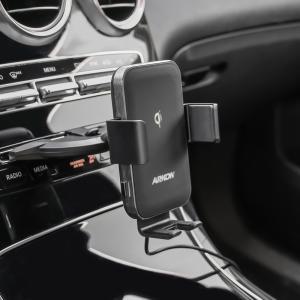 ARKON 아콘 AWC3CD 차량용 무선충전 CD 슬롯 스마트폰거치대 갤럭시 아이폰 휴대폰