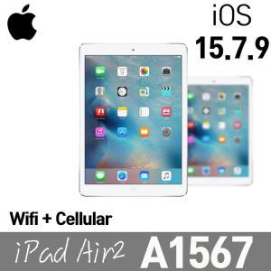 A급중고 애플 아이패드 에어2 A1567/Wifi+4G/셀룰러/64G/IOS15.7.9/9.7인치/실버