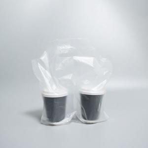 [봉다리넷]비닐캐리어 테이크아웃 컵봉지 커피캐리어 2구 5,000장