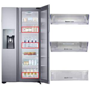 삼성전자 삼성 지펠 쇼케이스 양문형 냉장고 병꽂이 바구니 바스켓 케이스 RH833GKMEWZ RH83H80007N RS833G
