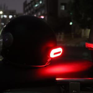 LED 헬멧 후미등 자전거 전동휠 오토바이 바이크 안전등 보이다 하이바 라이트