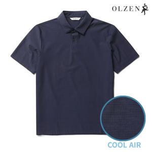 [롯데백화점]올젠 남자 여름 냉감 카라 반팔 티셔츠 3종 ZPE2TT1502