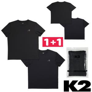 [롯데백화점]케이투 라운드 패키지 1+1 티셔츠 기능성 남녀 공용 SET GMM24283AS